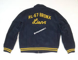 Nwt Polo Ralph Lauren Bronx Footballs RL-67 Lions Corduroy Zip Jacket - Unique Style
