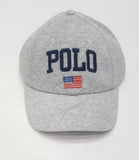 Nwt Polo Ralph Lauren Grey American Fleece Snap Back - Unique Style