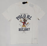 Nwt Polo Ralph Lauren White Lunar Slim Fit Tee - Unique Style