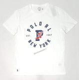 Nwt Polo Ralph Lauren White P-Wing New York 1967 Short Sleeve Tee - Unique Style