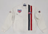 Nwt Polo Ralph Lauren Racing Patches Cotton Zip Up Jacket - Unique Style