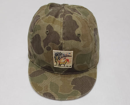 Nwt  Polo Ralph Lauren White/Navy 'P' Adjustable Strap Back Hat