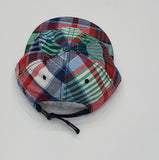 Nwt Polo Sport Plaid Madras Adjustable Hat - Unique Style