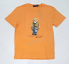 Nwt Polo Ralph Lauren Orange Khaki Jacket Teddy Bear Tee - Unique Style