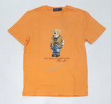 Nwt Polo Ralph Lauren Orange Khaki Jacket Teddy Bear Tee - Unique Style
