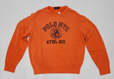 Nwt Polo Ralph Lauren Orange Polo NYC Athl Div. Sweatshirt - Unique Style