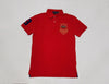 Nwt Polo Ralph Lauren Red Triple Pony Custom Slim Fit Polo - Unique Style