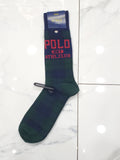 Nwt Polo Ralph Lauren Green Plaid 1967 Athl . Club Socks - Unique Style