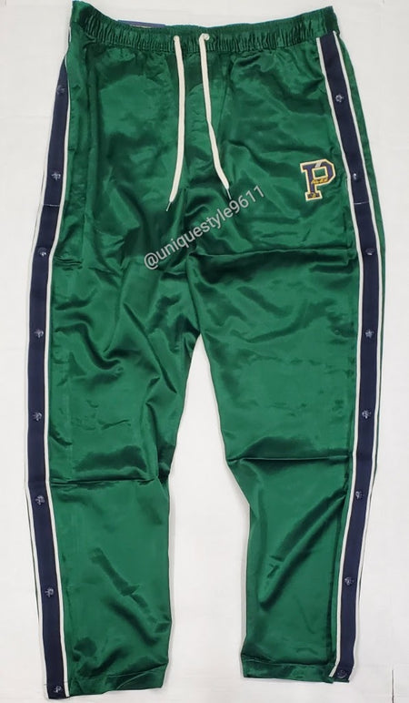 Nwt Polo Ralph Lauren Plaid Tartan Patch Racing Windbreaker Pants