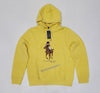 Nwt Polo Big & Tall Yellow Bear on Pony Hoody - Unique Style