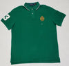 Nwt Polo Ralph Lauren Green Crest #3 Equestrian Classic Fit Polo - Unique Style