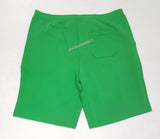 Nwt Polo Big & Tall Green Double Knit Small Pony Shorts - Unique Style