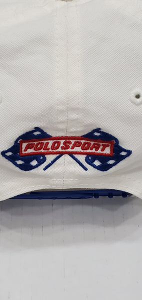 Nwt Polo Sport White "Ralph" Script Snapback Hat - Unique Style