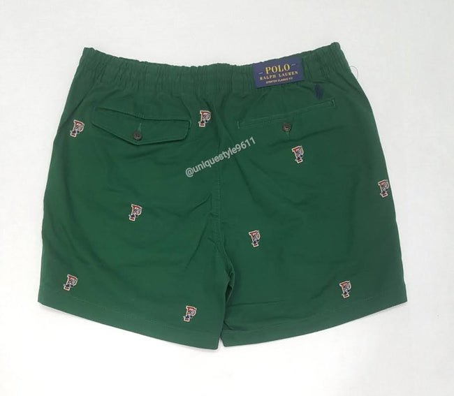 Nwt Polo Ralph Lauren Green P-Wing 6 inch Classic Fit Shorts - Unique Style