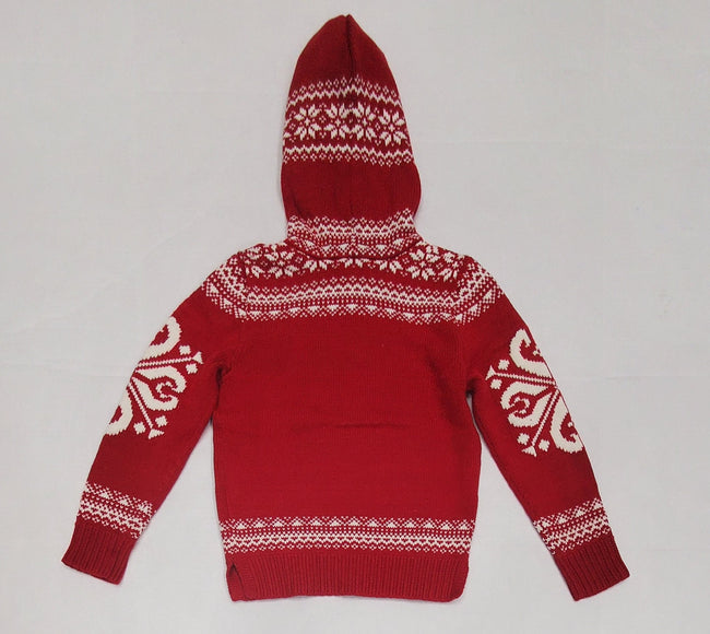 Nwt Kids Polo Ralph Lauren Bear Knit Hooded Sweater - Unique Style
