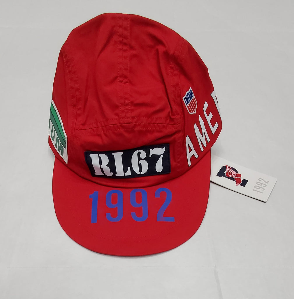 Nwt Polo Ralph Lauren Red 1992 Stadium Fitted Hat | Unique Style