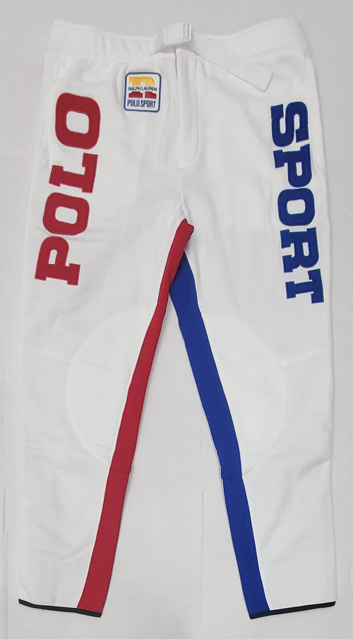 Nwt Polo Sport White/Red/Royal Blue Racing Joggers - Unique Style