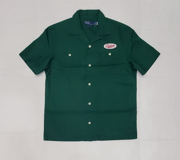 Nwt Polo Ralph Lauren Green Ralph Lauren Motor Cross Short Sleeve Button Up - Unique Style