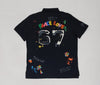 Nwt Polo Ralph Lauren Black Peace 67 Classic Fit Polo - Unique Style