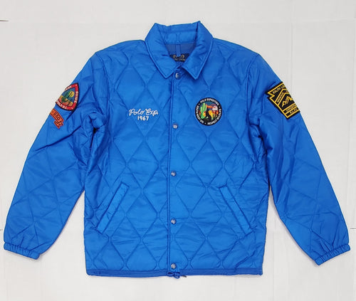 Nwt Polo Ralph Lauren Royal Blue Sportsman Padded Jacket - Unique Style