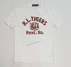 Nwt Polo Ralph Lauren White R.L Tiger Phys . Ed Tee - Unique Style