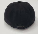 Nwt  Polo Ralph Lauren Black 'P' Wool Fitted Hat - Unique Style