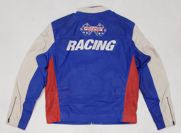 Nwt Polo Sport Racing Ralph 92 Leather Jacket - Unique Style