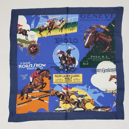 Nwt Polo Ralph Lauren Collage Scarf - Unique Style