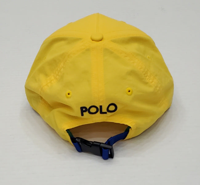 Nwt  Polo Ralph Lauren Yellow Polo Beach Adjustable Strap Back Hat - Unique Style