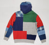 Nwt  Polo Ralph Lauren Flag Patchwork Hoodie - Unique Style