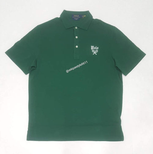 Nwt Polo Ralph Lauren Green Tennis Classic Fit Polo - Unique Style