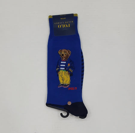 Nwt Polo Ralph Lauren 3 Pack Long Teddy Bear/Tiger/Small Pony Socks