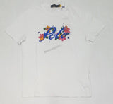 Nwt Polo Ralph Lauren White Floral Spellout Tee - Unique Style