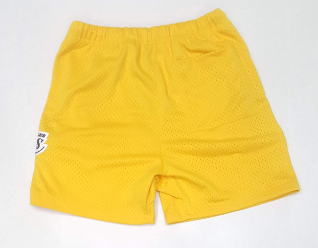 Pro Standard Los Angeles Lakers Yellow Mesh Shorts - Unique Style