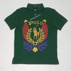 Nwt Polo Ralph Lauren Green Uni Crest Classic Fit Polo - Unique Style