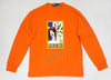Nwt Polo Ralph Lauren Orange Ski 92 Long Sleeve Classic Fit Tee - Unique Style