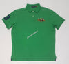 Nwt Polo Ralph Lauren Green Triple Pony Front #3 in Navy Classic Fit Polo - Unique Style