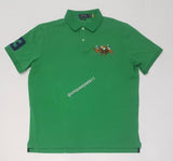 Nwt Polo Ralph Lauren Green Triple Pony Front #3 in Navy Classic Fit Polo - Unique Style