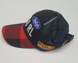 Nwt Polo Ralph Lauren Black/Plaid Racing Embroidered/Patches Adjustable Strap Back Hat - Unique Style