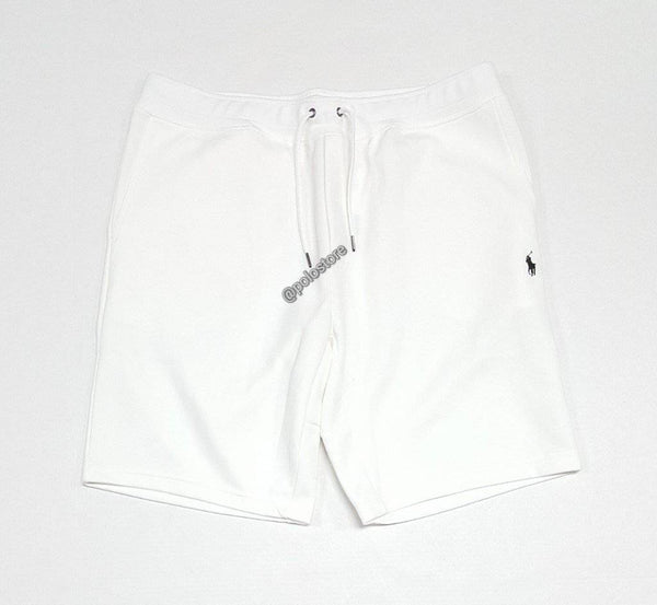 Nwt Polo Big & Tall White Double Knit Small Pony Shorts - Unique Style