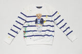 Nwt Kids Polo Ralph Lauren Paint Splatter Bear Sweatshirt - Unique Style