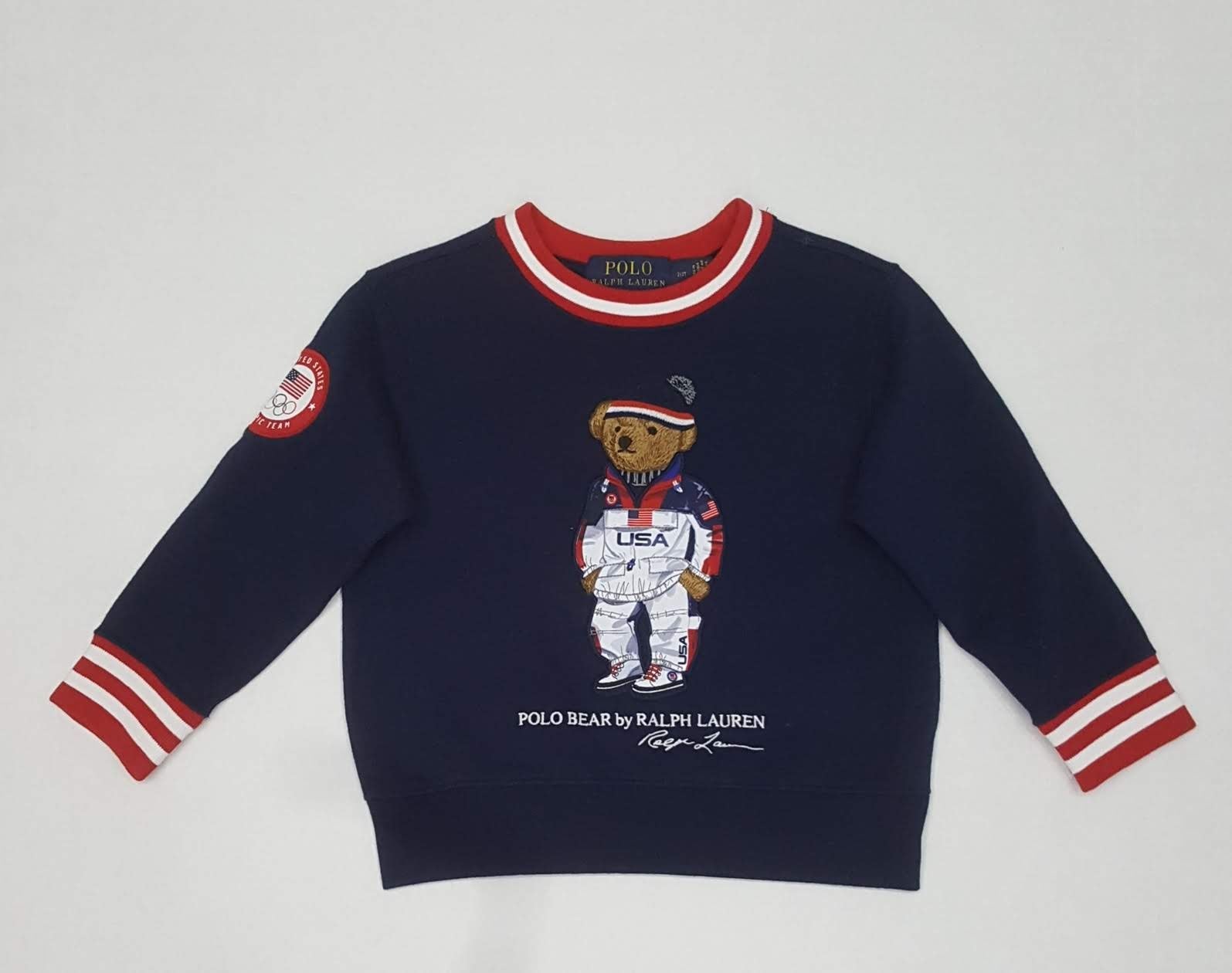 Nwt Polo Ralph Lauren Boys Navy Blue Olympic Teddy Bear Nwt Polo Ralph Lauren Boys Navy Blue Olympic Teddy Bear
