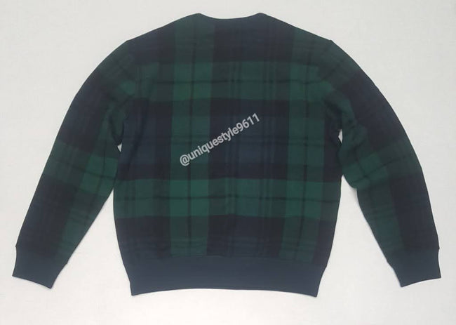 Nwt  Polo Ralph Lauren Plaid Green Stables Sweatshirt - Unique Style