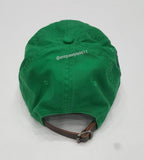 Nwt  Polo Ralph Lauren Green Triple Pony #3 Leather Adjustable Strap Back - Unique Style