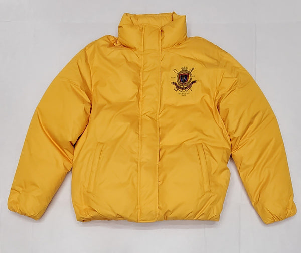 Nwt Polo Ralph Lauren Women's Yellow Equestrian Down Jacket - Unique Style