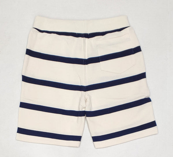 Nwt Polo Ralph Lauren White/Navy 1967 'P' 8.5 Fleece Shorts - Unique Style
