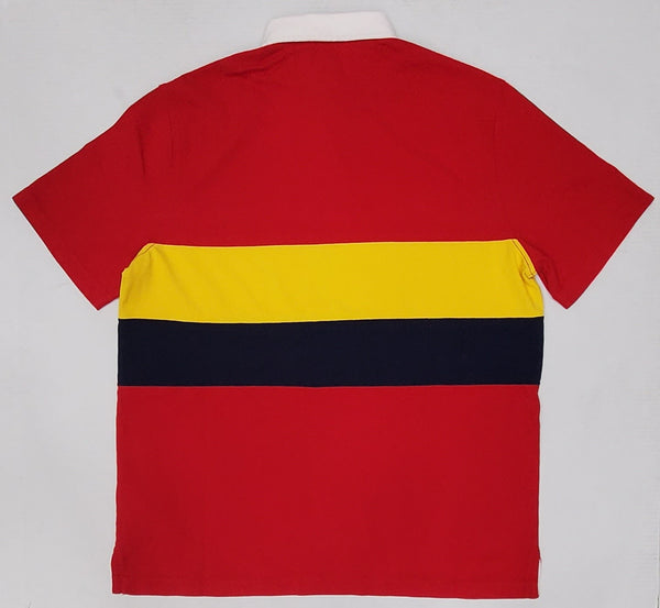Nwt Polo Ralph Lauren Red/Yellow Polo Beach Classic Fit Polo - Unique Style