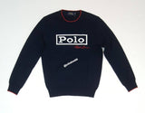 Nwt Polo Ralph Lauren Navy Ralph Lauren Signature Spellout Sweater - Unique Style