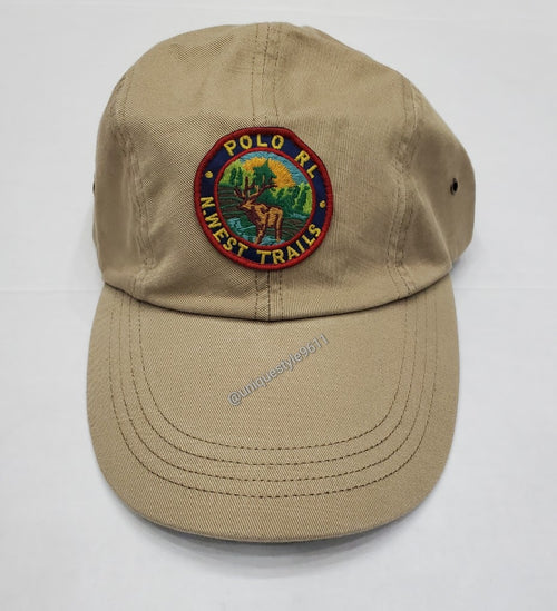 Nwt Polo Ralph Lauren N,West Trails Twill Long Bill 5 Panel Hat - Unique Style