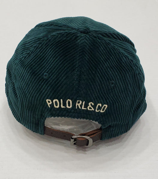 Nwt Polo Ralph Lauren Green R.L. Bucking Broncos Leather Strap Hat - Unique Style